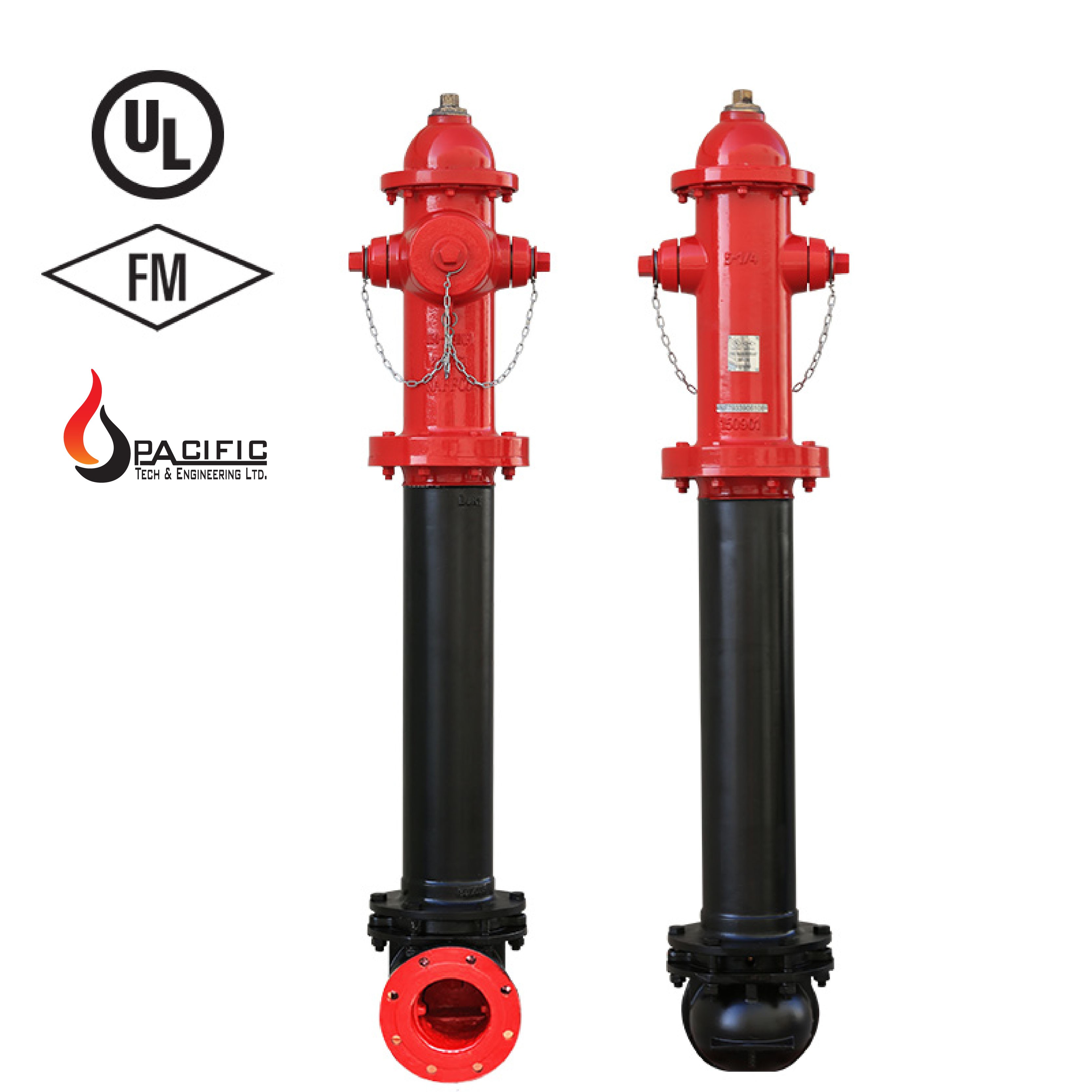 Dry Type Pillar Fire Hydrants - UL/FM