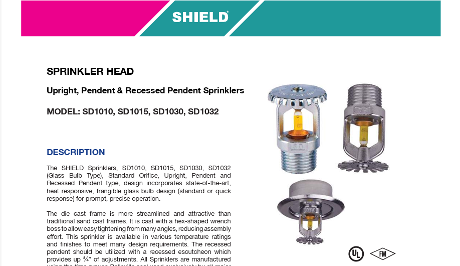SPRINKLER HEAD Catalogue
